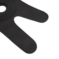 Genouillères de soutien unisexes en néoprène respirant avec logo personnalisé, deux ressorts latéraux, patella ouverte, réglables, pour entraînement professionnel