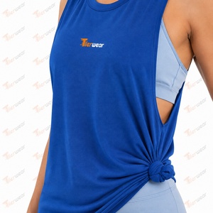 Women's Workout Tank <b>Top</b> Custom Sportswear Sleeveless Fitness Gym Running Yoga Training Shirt Breathable Lightweight Athletic - Product Image 6
