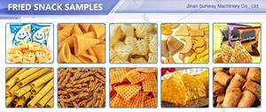 Chaîne <span class=keywords><strong>de</strong></span> production <span class=keywords><strong>de</strong></span> snacks frits frais entièrement automatique Sunway : Machine à friture continue pour frites et snacks - Product Image 5