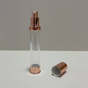 गुलाब की सोने की बोतल एयरलेस बोतलें त्वचा देखभाल ट्यूब 5 मिली 10 मिली 15 मिली 15 मिली सोने की कॉस्मेटिक वैक्यूम एयरलेस पंप - Product Image 3