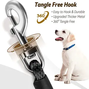 Accesorios para mascotas, correa doble para perros y gatos, logotipo personalizado, correa de plomo antienredos de poliéster fuerte dobles para perros y gatos - Product Image 4