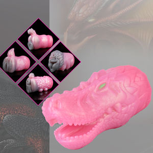 YOCY <span class=keywords><strong>Dragon</strong></span> Beast Fantasy <span class=keywords><strong>Masturbator</strong></span> hewan Saluran ganda pria pemijat prostat saku Pussy <span class=keywords><strong>Masturbator</strong></span> silikon grosir - Product Image 1