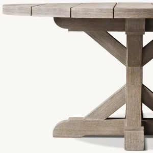 Chaise individuelle de style ferme moderne en bois massif de teck avec aluminium pour salle à manger en plein air, salon dans le jardin, patio, parc ou restaurant - Product Image 1