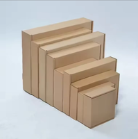 Boîtes en carton ondulé noir écologiques avec logo personnalisé, pelliculage brillant, taille personnalisée, boîtes d'expédition rigides pour envoi postal