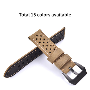 <span class=keywords><strong>Cinturino</strong></span> per <span class=keywords><strong>orologio</strong></span> in vera pelle JUELONG e fibbia nera <span class=keywords><strong>cinturino</strong></span> per <span class=keywords><strong>orologio</strong></span> in pelle da Rally <span class=keywords><strong>Vintage</strong></span> da 23mm - Product Image 6
