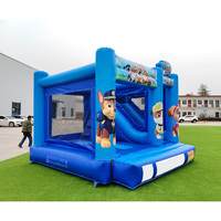 Château gonflable pour enfants, location de fête commerciale, château gonflable pour l'extérieur, château gonflable pour chien Paw, à vendre