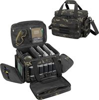 Tas Taktis untuk Perlengkapan Menembak, 2-Pack Case dengan Slot Magazen, Tas Selempang Organizer Menembak