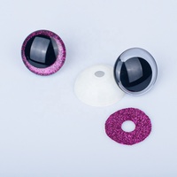 Yeux en plastique scintillants de sécurité pour artisanat DIY, jouets en peluche au crochet, amigurumi, poupée de mode, jouet gonflable, pupille décentrée