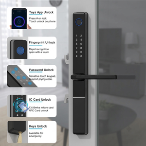 Serrure de porte intelligente WiFi numérique en aluminium multi-portes TTLOCK, étanche, sécurisée, avec application Tuya et empreinte digitale - Product Image 2