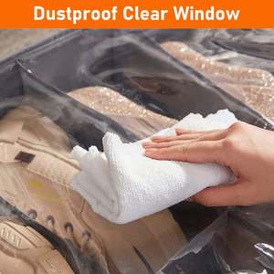 Mạnh Mẽ <span class=keywords><strong>Underbed</strong></span> Giày Lưu Trữ Tổ Chức Với Rõ Ràng Bìa Bộ Đồ Giường Lưu Trữ Tủ Quần Áo Cho Phòng Khách - Product Image 3