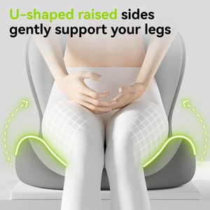 كرسي مكتب لتخفيف الآلام بتصميم مريح للعصب العظمي قطن مضاد للانزلاق وسائد مقعد من الفوم القطني - Product Image 3