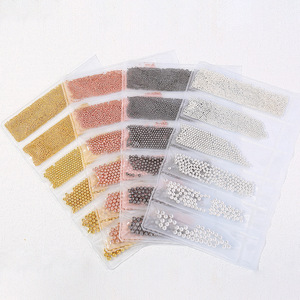 Accesorios para Decoración <span class=keywords><strong>de</strong></span> <span class=keywords><strong>Uñas</strong></span>, Cuentas Metálicas 3D Doradas y Plateadas <span class=keywords><strong>de</strong></span> 8mm, Decoraciones para Esmalte <span class=keywords><strong>de</strong></span> <span class=keywords><strong>Uñas</strong></span>, Surtido <span class=keywords><strong>de</strong></span> 6 Tamaños, Suministros para <span class=keywords><strong>Uñas</strong></span> - Product Image 2