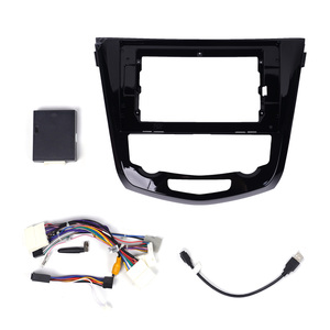Navegación GPS del coche Panel para <span class=keywords><strong>Nissan</strong></span> <span class=keywords><strong>Qashqai</strong></span> 2013-2016 <span class=keywords><strong>Pantalla</strong></span> de 10 pulgadas 2 Din Android tablero Radio Estéreo PVC Panel Frame - Product Image 1