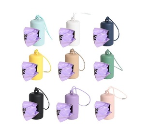 Distributeur portable de sacs à excréments pour chien, contrôle des odeurs, écologique, nouvelles couleurs - Product Image 1
