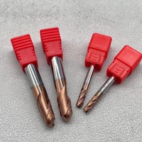 Fraise à queue sphérique à 4 cannelures en carbure pour CNC, fraises de défonceuse 1-20mm, compatible OEM pour le travail des métaux
