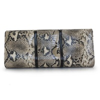 Sac à main en cuir PU de luxe Offre Spéciale, pochette serpent de haute qualité personnalisée, vente en gros