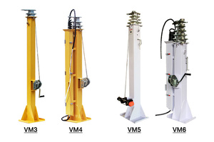 Mât d'antenne télescopique mécanique, vente directe d'usine - Product Image 2