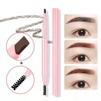 Crayon à sourcils minéral cosmétique 6 couleurs, longue tenue, facile à appliquer, résistant à l'eau, marque privée, vente en gros
