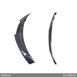 For A4/S4 B9 B9.5 M4 Style Real Honeycomb Carbon Fiber Material <b>Rear</b> <b>Spoiler</b> Trunk Wing 2017-2024 - Product Image 3
