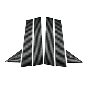 Moldura de Fibra de Carbono para Pilar A/B de Ventana, Decoración Interior para 2018-2023 - Product Image 1