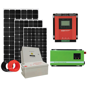 Sistema de Energía Solar Fotovoltaica Completo para el Hogar, Fuera de la Red, de 300W, 500W, 1KW, 2KW, 3KW, 5KW y 6KW - Product Image 2