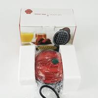 Mini gaufrier électrique antiadhésif rouge pour usage domestique et hôtelier