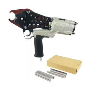 <span class=keywords><strong>Agrafeuse</strong></span> pneumatique industrielle Woodpecker C130L, calibre 11, facile à transporter, pour cages en fil métallique et gabions - Product Image 1