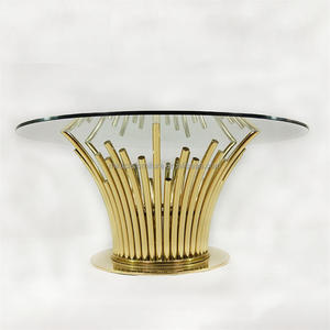 Mesa de comedor redonda de cristal templado para 6 personas, muebles modernos de lujo para el hogar, gran oferta de fábrica - Product Image 5