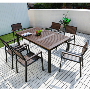 Hermoso hotel <span class=keywords><strong>de</strong></span> muebles al aire libre ocio formas <span class=keywords><strong>de</strong></span> madera <span class=keywords><strong>Mesa</strong></span> <span class=keywords><strong>de</strong></span> la cena 6 sillas <span class=keywords><strong>de</strong></span> madera <span class=keywords><strong>de</strong></span> <span class=keywords><strong>teca</strong></span> <span class=keywords><strong>de</strong></span> <span class=keywords><strong>comedor</strong></span> - Product Image 1