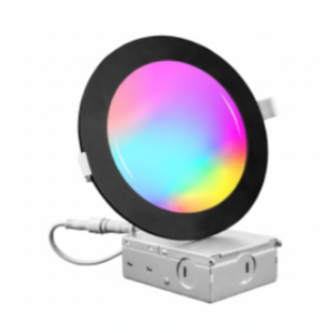 RGBCW 9W PC+PS Smart <b>LED</b> Downlight Modern Design with 2700K-6000K Adjustable Night <b>Light</b> Customizable Recessed <b>Workshop</b> Lighting - Product Image 2