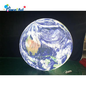 Planetas inflables gigantes modelo globo tierra Luna Marte <span class=keywords><strong>sol</strong></span> Júpiter Venus mercurio Saturno Urano Neptuno bola grande con luces LED - Product Image 6