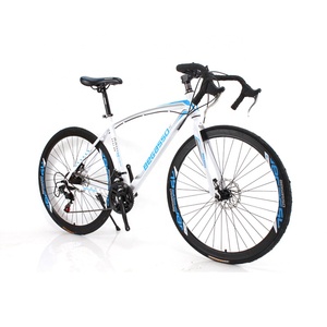 Vélo de course KWO Gym Fitness confortable avec pneus 700C, selle, guidon, pédalier, manettes de vitesses 30 rapports, cadre homme KOS008-2 B - Product Image 6