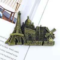 Ouvre-bouteille aimanté personnalisé avec motif des monuments de Paris pour les maisons de champagne, cadeau promotionnel pour bistrots français