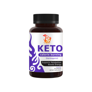 OEM ODM Custom Keto Capsules with Raspberry Ketone & Green Tea Leaf Extract for Burn Belly Fat Promote Digestion Herbal <b>Blend</b> - Product Image 1