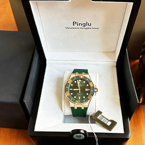 Montre de plongée automatique pour homme en acier inoxydable avec mouvement à remontage automatique, GPS, bracelet en caoutchouc solaire et <span class=keywords><strong>lunette</strong></span> en céramique rotative unidirectionnelle - Product Image 4