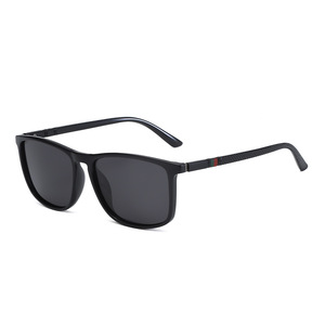 Minimalist Sunglasses <b>Black</b> <b>Frame</b> TAC Polarized Lens UV380 Sports Eyewear for Men Women Driving Glasses 425 - Product Image 5