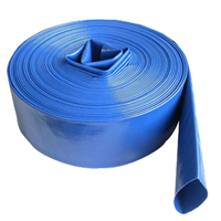Tuyau à plat en PVC pour irrigation agricole extensible tuyau plat tuyau robuste en tissu PVC tuyau plat/pipe1 "2" 3 "4" 5 "6" 8"