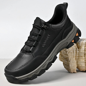 Chaussures de randonnée confortables pour hommes, légères, respirantes, avec empeigne en mesh, semelle intérieure en PU souple, semelle intermédiaire en caoutchouc massante et résistante à l'usure - Product Image 2