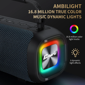 Barra de sonido portátil Cyboris T12 Kimiso, Subwoofer de graves <span class=keywords><strong>Blueth</strong></span>, inalámbrico, 80W, potente máquina de Karaoke, altavoz Pa para exteriores - Product Image 5