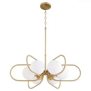 Chaud Romantique Moderne Boule Décorative Lampe Suspendue Lustre Albâtre <span class=keywords><strong>Globe</strong></span> Éclairage Suspension pour La Maison - Product Image 1