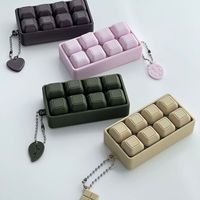 Porte-clés anti-stress tendance imprimé en 3D avec boutons pop-up, gadget créatif haut de gamme à neuf touches pour la décompression, pendentif cadeau fabriqué en Chine