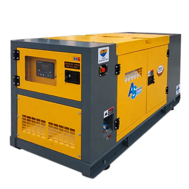 Generator listrik pekerjaan berat konsumsi bahan bakar rendah diesel 160kw kedap suara tipe 200kva generator dijual