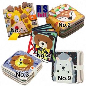 Meilleure Vente Nouveau Design Livre d'Activités Silencieux Girafe, Livre d'Activités pour Tout-Petits, Jouet Sensoriel pour Tout-Petits, Livre Silencieux Girafe - Product Image 6