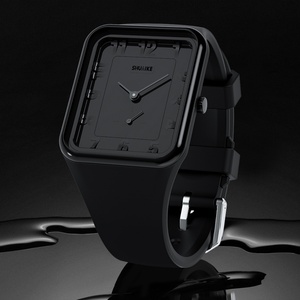 Reloj de Cuarzo para Hombre SHUAIKE 1124, Nuevo Estilo Simple con Correa de Silicona Cuadrada, Deportivo y Ejecutivo, Venta al Por Mayor de Fábrica - Product Image 1