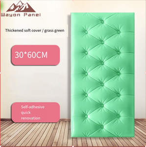 Wayon di alta qualità 3D XPE Anti-collisione Soft Bag adesivo da <span class=keywords><strong>parete</strong></span> impermeabile pannello comodino per bambini 3D decalcomania da <span class=keywords><strong>parete</strong></span> - Product Image 3