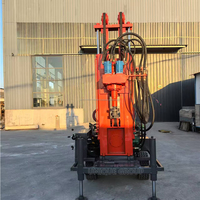 Foreuse de puits d'eau montée sur remorque 120 avec moteur diesel, système entièrement hydraulique et moteur à roulement pour le travail sur le terrain - Marque Unique