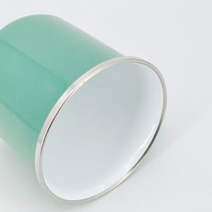 Özel Logo süblimasyon Metal paslanmaz çelik seyahat kamp emaye fincan kupa kahve emaye kupa ile paslanmaz çelik jant - Product Image 4