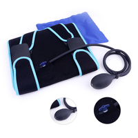 Attelle de genou gonflable à compression avec pack de gel chaud/froid pour soulager les douleurs au genou