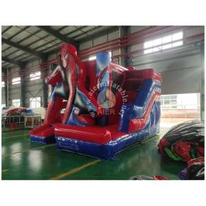Château gonflable pas cher de Chine, château gonflable Spider-<span class=keywords><strong>Man</strong></span>, combo gonflable pour enfants - Product Image 3