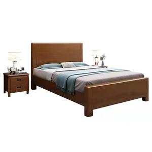 Venta Directa de Fábrica, Juego de Cama Doble Moderno con Cabecera y Mesita de Noche Opcional para Muebles de Dormitorio de Hotel y Escuela - Product Image 3